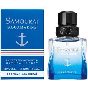 アラン ドロン サムライ アクアマリン スマートエディション ブラックキャップ オードトワレ 30mL AD-AQUAMARINSMAREB-30【あす着】