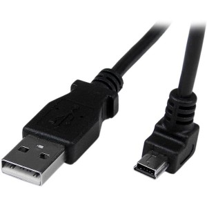 StarTech USBAMB2MD [USB 2.0 ケーブル Type-A(オス)- B/L型下向き(オス) 2m]