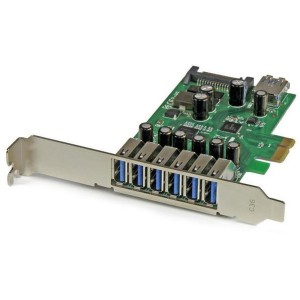 StarTech PEXUSB3S7 [USB 3.0 7ポート増設PCI Expressインターフェースカード 標準&ロープロファイル対応]