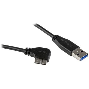 StarTech USB3AU2MRS [マイクロUSBスリムケーブル 2m L型右向き オス/オス]