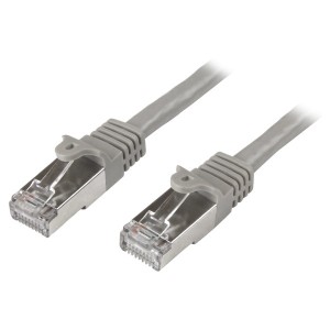 StarTech N6SPAT3MGR グレー [カテゴリ6 LANケーブル 3m ツメ折れ防止RJ45コネクタ S/FTP(2重シールドツイストペア)ケーブル]