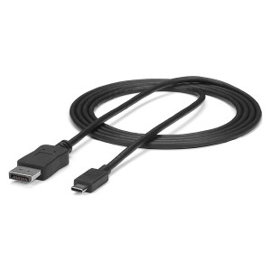 StarTech CDP2DPMM6B ブラック [USB Type-C-DisplayPort 変換ディスプレイアダプタケーブル 1.8m 4K/60Hz]