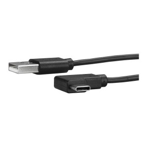 StarTech USB2AC1MR [USB-C - USB-A 変換ケーブル USB 2.0準拠 L型Type-C(オス) - A(オス) 1m]
