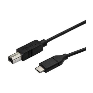 StarTech USB2CB50CM [USB-C - USB-B プリンターケーブル オス/オス 0.5m USB 2.0準拠]