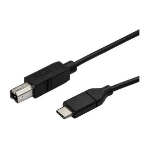 StarTech USB2CB3M [USB-C - USB-B プリンターケーブル オス/オス 3.0m USB 2.0準拠]