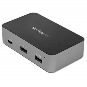 StarTech HB31C2A1CGS [3ポートUSB-Cハブ 有線LANポート 10Gbps 2x USB-A/1x USB-C 専用ACアダプタ付属]