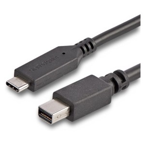 StarTech CDP2MDPMM6B ブラック [USB Type-C - Mini DisplayPort 変換ディスプレイアダプタケーブル 1.8m 4K/60Hz]