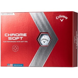 キャロウェイ CHROME SOFT(クロムソフト) ボール 2022年 ホワイト 1ダース(12個入り)【あす着】