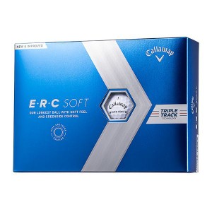 キャロウェイ ERC SOFT  ゴルフボール 2023年 トリプルトラック 1ダース(12個入り)【あす着】