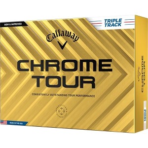 キャロウェイ CHROME TOUR(クロムツアー) ボール 2024年モデル トリプルトラック ホワイト 1ダース(12個入り)【あす着】