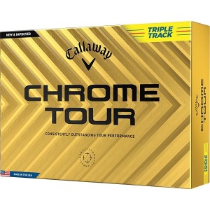 キャロウェイ CHROME TOUR(クロムツアー) ボール 2024年モデル トリプルトラック イエロー 1ダース(12個入り)【あす着】