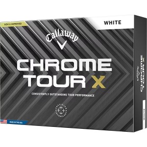 キャロウェイ CHROME TOUR X(クロムツアーエックス) ボール 2024年モデル ホワイト 1ダース(12個入り)【あす着】