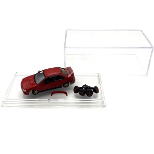 ビーエムクリエイションズ スバル インプレッサ WRX 94 レッド LHD 1/64