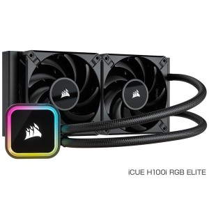 Corsair CW-9060058-WW iCUE H100i RGB ELITE [冷却パーツ]  アウトレット エクプラ特割