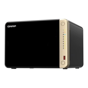 QNAP TS-664-8G NAS 6ベイ HDDレス タワー型 M.2 PCIe Gen3 PCIe Gen 3スロット 最大5Gbpsの結合帯域幅 