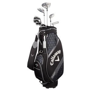 Callaway SOLAIRE レディースパッケージセット ブラック 8本 (W#1、W#5、6H、I#7、I#9、PW、SW、PT)【あす着】