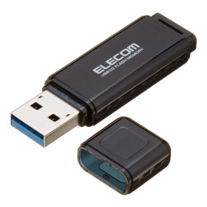 ELECOM MF-HSU3A64GBK USBフラッシュ HSU 64GB USB3.0 ブラック