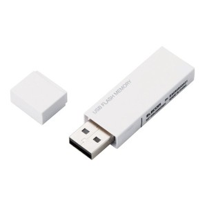 ELECOM MF-MSU2B16GWH USBメモリー USB2.0対応 セキュリティ機能対応 16GB ホワイト