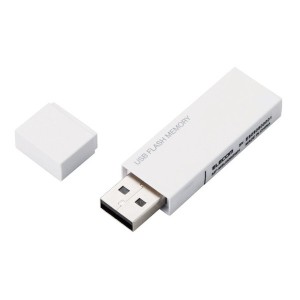 ELECOM MF-MSU2B32GWH USBメモリー USB2.0対応 セキュリティ機能対応 32GB ホワイト