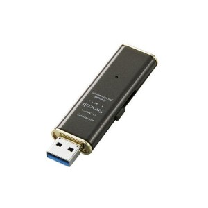 ELECOM MF-XWU332GBW USBメモリー USB3.0対応 スライド式 32GB ビターブラウン メーカー直送
