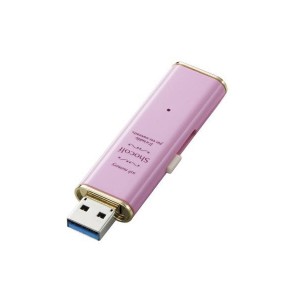 ELECOM MF-XWU332GPNL USBメモリー USB3.0対応 スライド式 32GB ストロベリーピンク メーカー直送