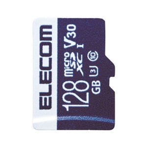 ELECOM MF-MS128GU13V3R MicroSDXCカード データ復旧サービス付 ビデオスピードクラス対応 UHS-I U3 80MB s 128GB  メーカー直送