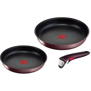 T-fal L38590 インジニオ・ネオ IHマロンブラウン・アンリミテッド セット3 [フライパン 3点セット (IH対応)]【あす着】