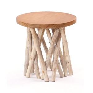 サンフラワーラタン アジアン家具【@CBi(アクビィ)】 木製 サイドテーブル AZT004 メーカー直送