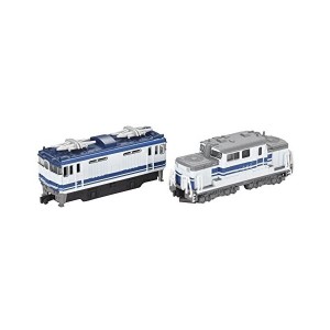 バンダイ 703699 Bトレ DD51形ディゼル機関車+EF64形電気機関車(ユーロライナー色)