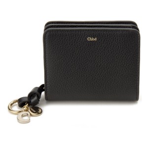 Chloe クロエ 二つ折り財布 ブラック CHC22WP765 F57 001 ALPHABET COMPACT WALLET BLACK 【並行輸入品】