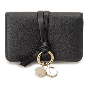 Chloe クロエ カードケース ブラック CHC21WP015 F57 001 ALPHABET CARD HOLDER BLACK 【並行輸入品】