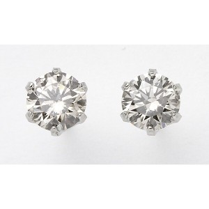 ドウシシャ プラチナ ダイヤモンド ピアス 0.1ct DVTP10PD