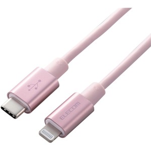 ELECOM MPA-CLPS10PN ピンク [USB-C to Lightningケーブル (耐久仕様)]