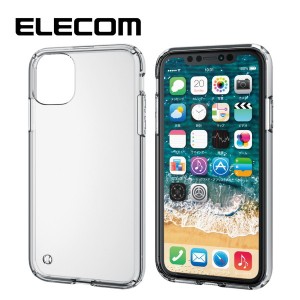 ELECOM PM-A19CHVCCR iPhone 6.1インチ ケース 耐衝撃 高透明 クリア