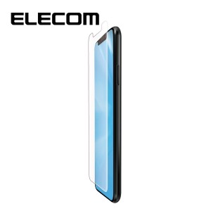 ELECOM PM-A19BFLPBLGR iPhone 5.8インチ X/XS フィルム 全面 衝撃吸収 ブルーライトカット 指紋防止 高光沢