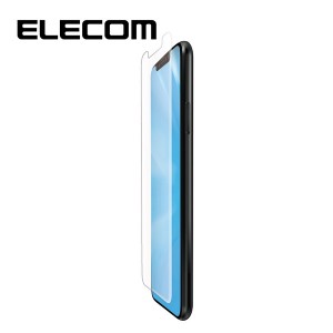 ELECOM PM-A19CFLFPBLR iPhone 6.1インチ XR フィルム 全面 超衝撃吸収 ブルーライトカット 反射/指紋防止