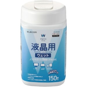 ELECOM WC-DP150N4 [ウェットティッシュ/液晶用/ボトル/150枚]