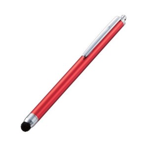 ELECOM P-TPC02RD レッド スマートフォン・タブレット用タッチペン 超感度タイプ