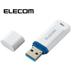 ELECOM MF-DRU3016GWHR [USBメモリ データ復旧サービス付 USB3.2(Gen1) 16GB Windows Mac 高速 セキュリティ パスワード ホワイト]