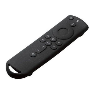 ELECOM AVD-AFTSRCBK ブラック リモコンカバー FireTVStick4K対応音声認識リモコン用