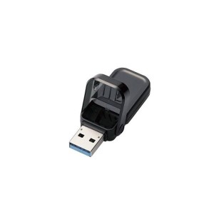 ELECOM MF-FCU3128GBK USBメモリー USB3.1(Gen1)対応 フリップキャップ式 128GB ブラック メーカー直送