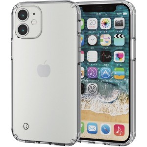 ELECOM PM-A20AHVCCR クリア iPhone12 mini ケース カバー 耐衝撃