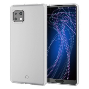 ELECOM PM-S205UCTCR クリア [AQUOS sense4 sense5G ケース TPU ストラップホール付]