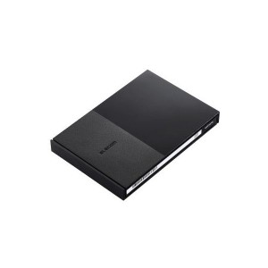 ELECOM ELP-GTV010UBK HDD 外付け ポータブル 番組録画向け USB3.2(Gen1) ブラック 1TB メーカー直送