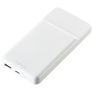 ELECOM DE-C32-10000WH [モバイルバッテリー MagSafe対応 PD対応 10000mAh USB-C×1 USB-A×1 マグネット iPhone ホワイト] メーカー直送