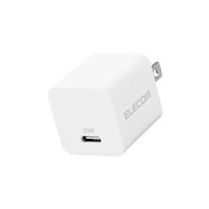 ELECOM MPA-ACCP28WH ホワイト [USB充電器 USB Power Delivery準拠/20W/USB-C1ポート]