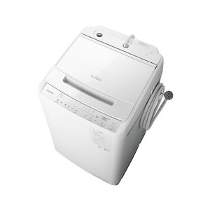 日立 BW-V80J(W) ホワイト ビートウォッシュ [全自動洗濯機 (洗濯8.0kg)]【あす着】