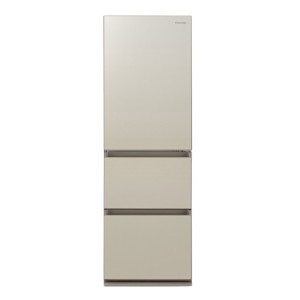 冷蔵庫 3ドア 右開き 365L スリム 冷凍冷蔵庫 PANASONIC パナソニック NR-C374GC-N サテンゴールド