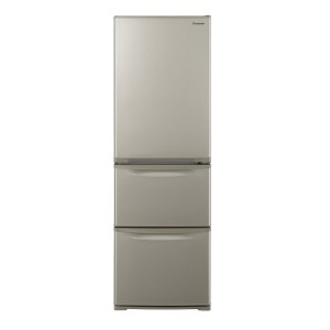 冷蔵庫 3ドア 右開き 365L スリム 冷凍冷蔵庫 PANASONIC パナソニック NR-C374C-N グレイスゴールド