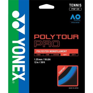 YONEX ヨネックス 硬式テニス用 ガット ポリツアープロ125 ブルー PTGP125 002